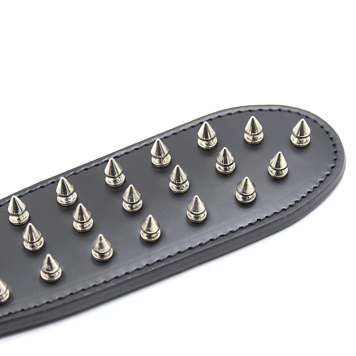 Pala BDSM de cuero con tachuelas - Imagen 3