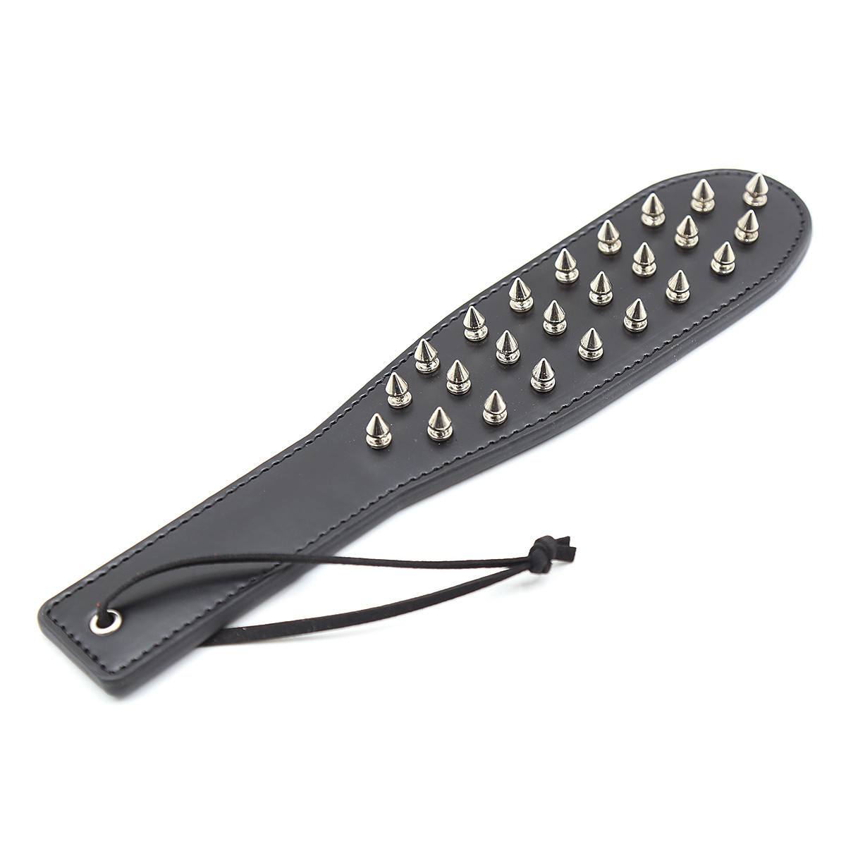 Pala BDSM de cuero con tachuelas - Imagen 5