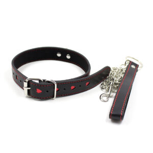 Collar bondage de cuero