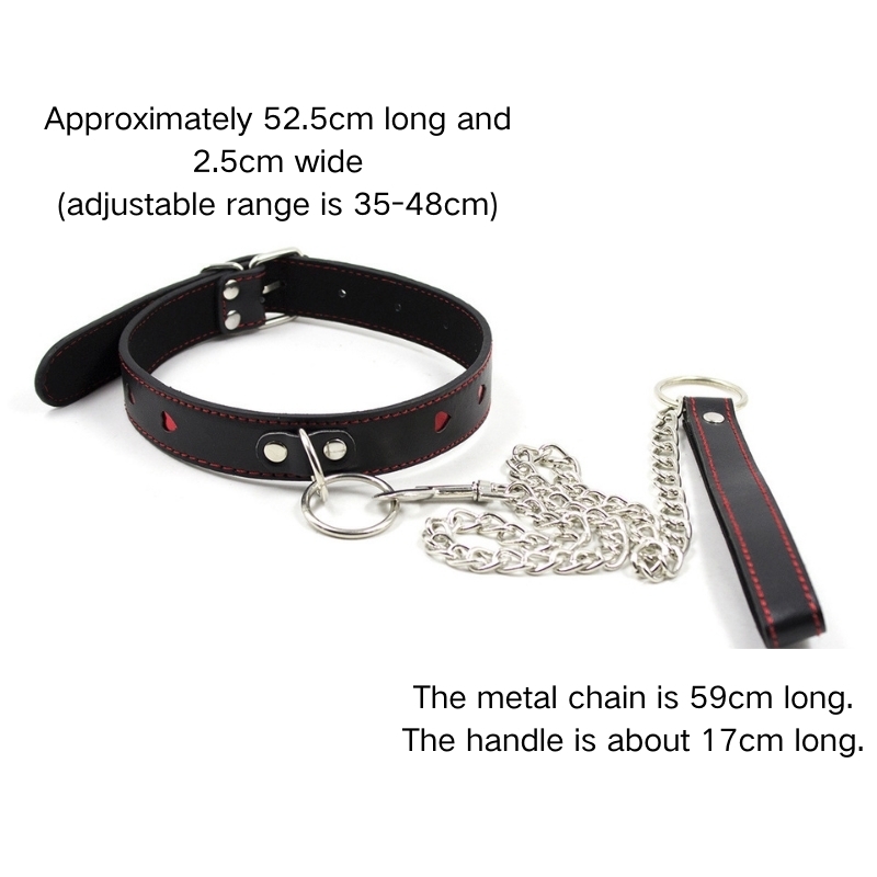 Collar bondage de cuero - Imagen 3