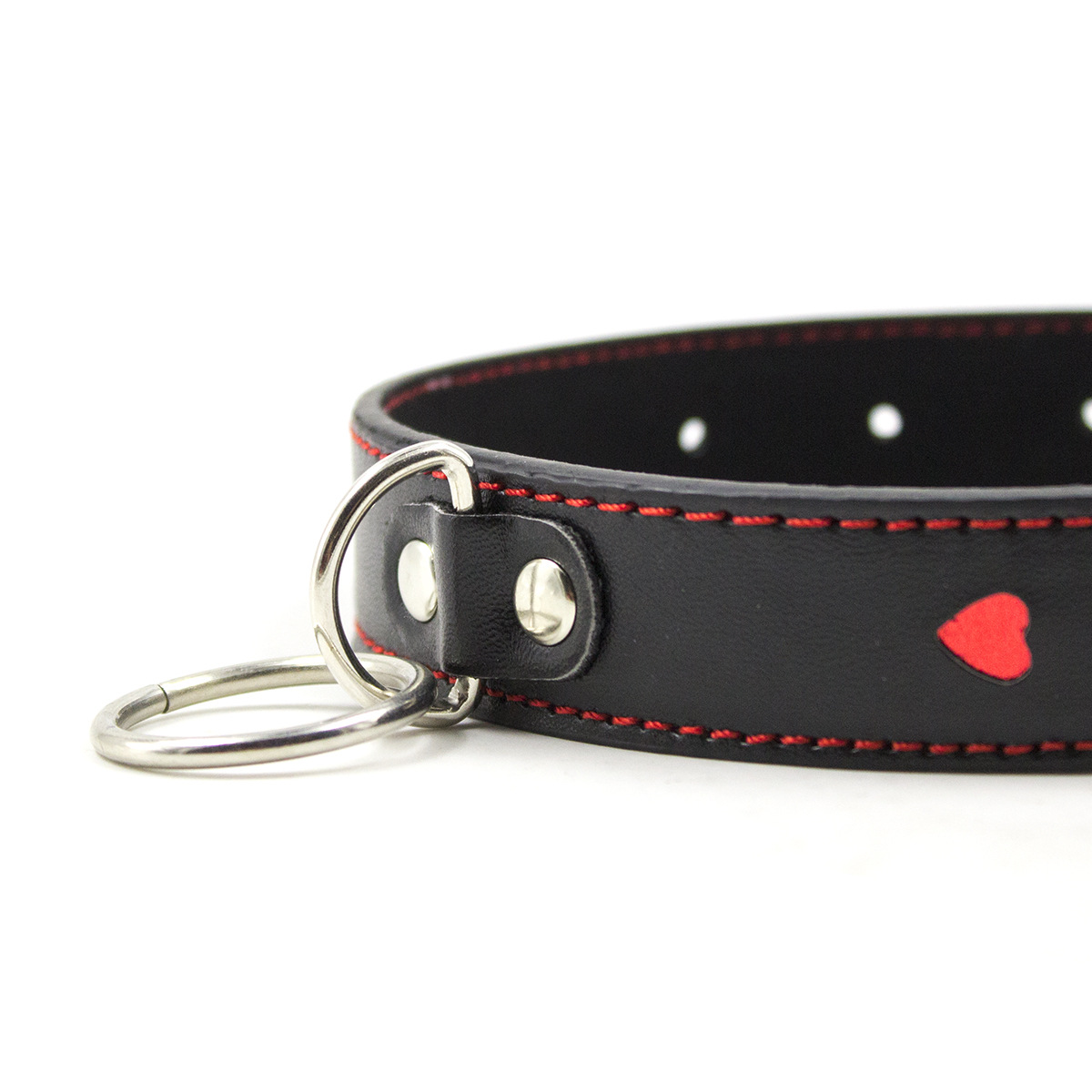 Collar bondage de cuero - Imagen 2